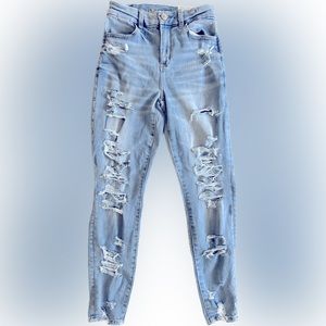 American Eagle Jeans Curvy Super Hi-Rise Jegging Crop Next Level Stretch NWT 2